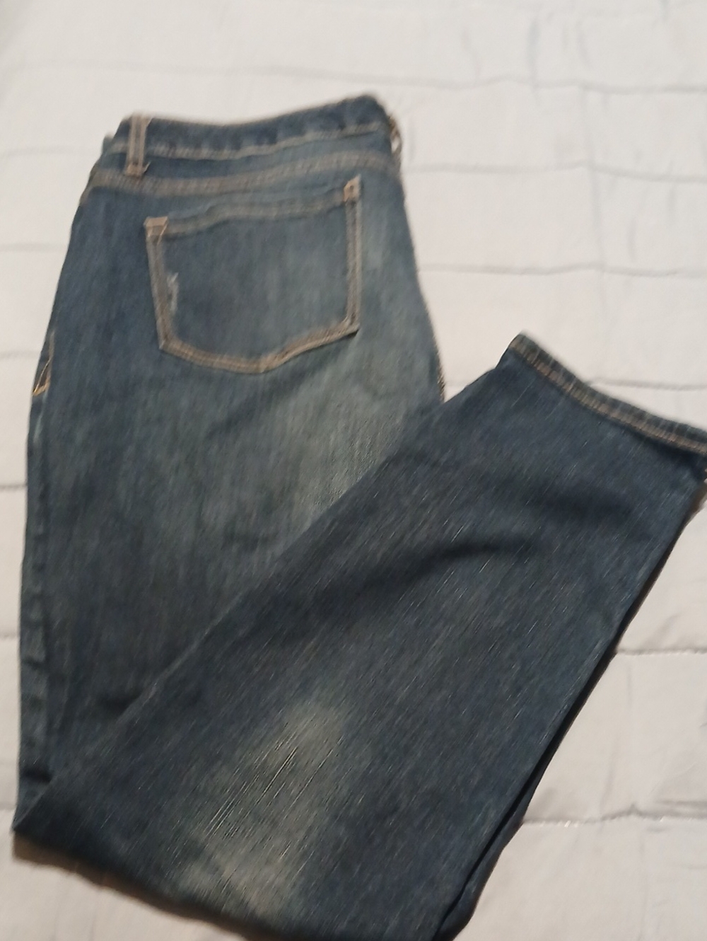 crown & ivy Dark Blue Skinny Women's Jeans 16R